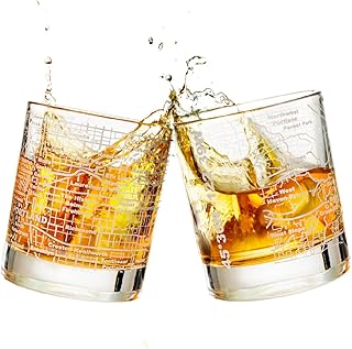 Greenline Goods Whiskey Glasses - 10 Oz Tumbler Gift Set for Portland lovers, Etched with Portland Map Old Fashioned Rocks Glass - Set of 2