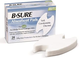 B-Sure Incontinence Liner, Heavy Absorbency One Size Fits Most Unisex Disposable, 14-7031-224 - Case of 288