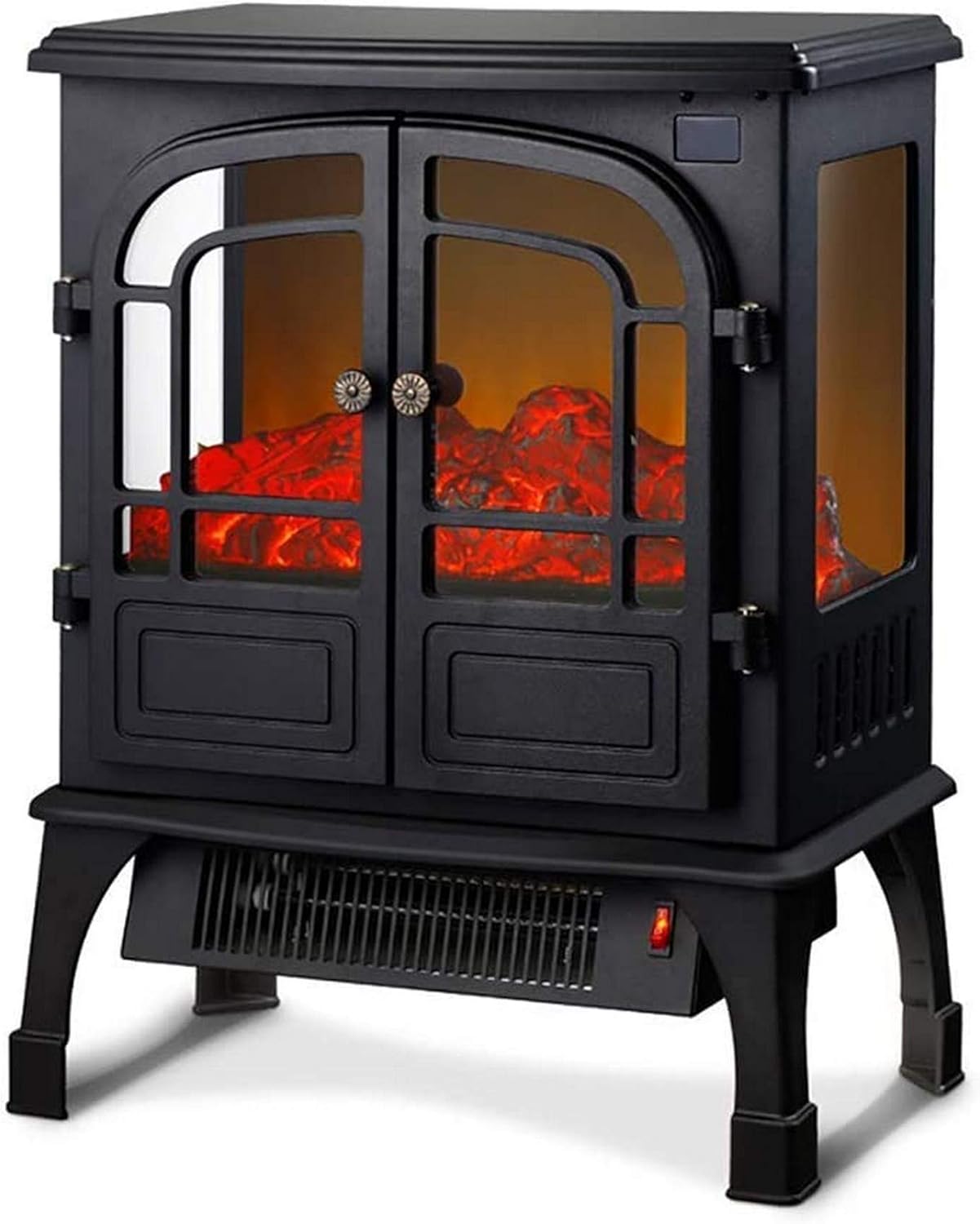 2000W Mute Radiation Free Odorless 3D Realistic Flame Effect Electric Fireplaces Electric Stove Heating Fireplace Heating Fireplaces Freestanding
