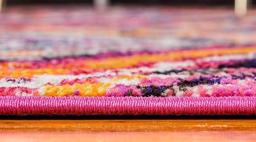 Miniatura 4 de Unique Loom Estrella Collection Alfombra de área moderna, geométrica, degradada, diamantes, abstracta, moderna, 10 pies 6 pulgadas x 16 pies 5