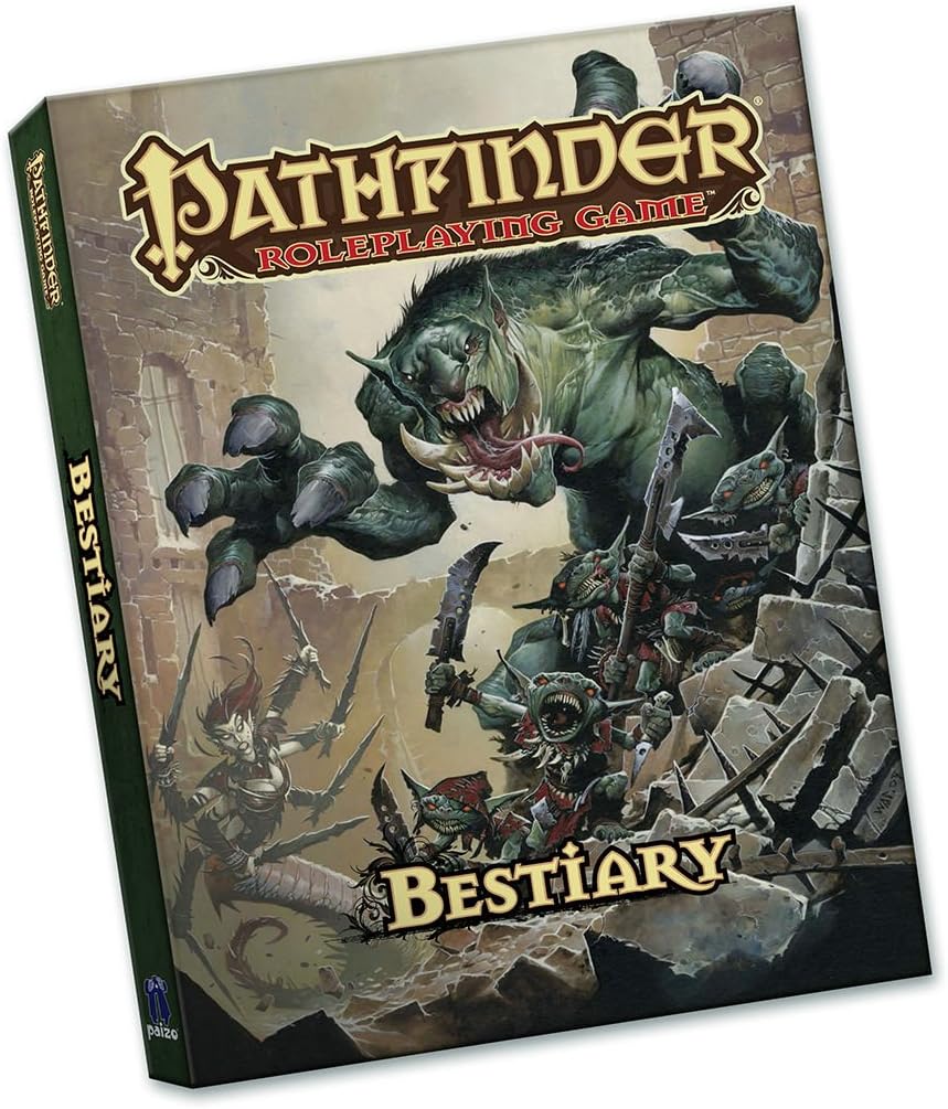 Paizo Pathfinder Roleplaying Game Bestiary (OGL) Pocket Edition