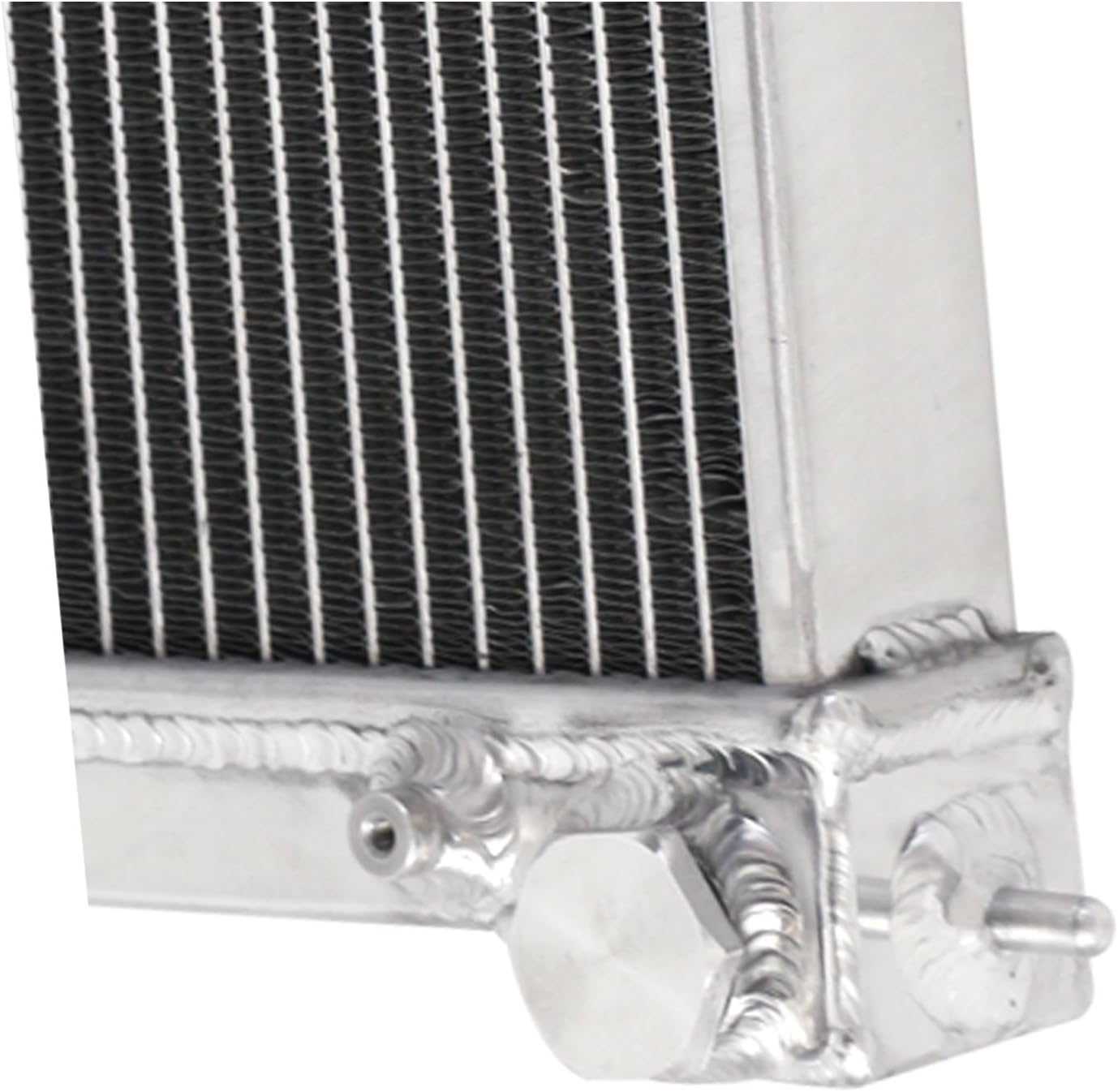 NEW Aluminum Racing Radiator For VW Golf MK1 MK2 GTI/SCIROCCO/RABBIT 1.6 1.8L 8V/16V MT POWERSR