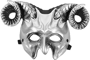 Abaodam Goat Mask with Horn: Masquerade Your Inner Ram
