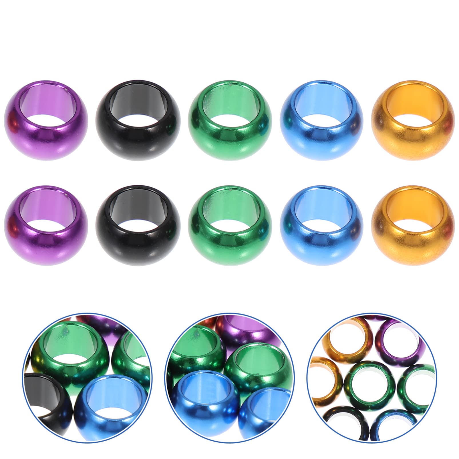 ULTECHNOVO 50piezas Anillos De De Pájaro De Aluminio para Identificación De Palomas Accesorios para Aves Anillos De Pies para Palomas Mensajeras