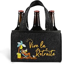 Lustige Rente Männerhandtasche, Rente Geschenk Mann, Ruhestand Geschenk, Rentner Geschenke Mann, Renteneintritt Geschenke für Papa Opa Familie, Freunde, Kollegen (Französisch/Dunkelgrau)