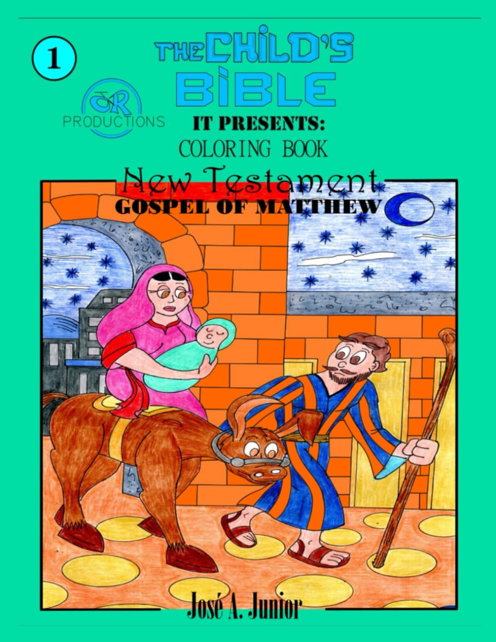 THE INFANT'S BIBLE PRESENTS:COLORING BOOK - NEW TESTAMENT: GOSPEL OF MATTHEW -VOLUME 25 OF 49