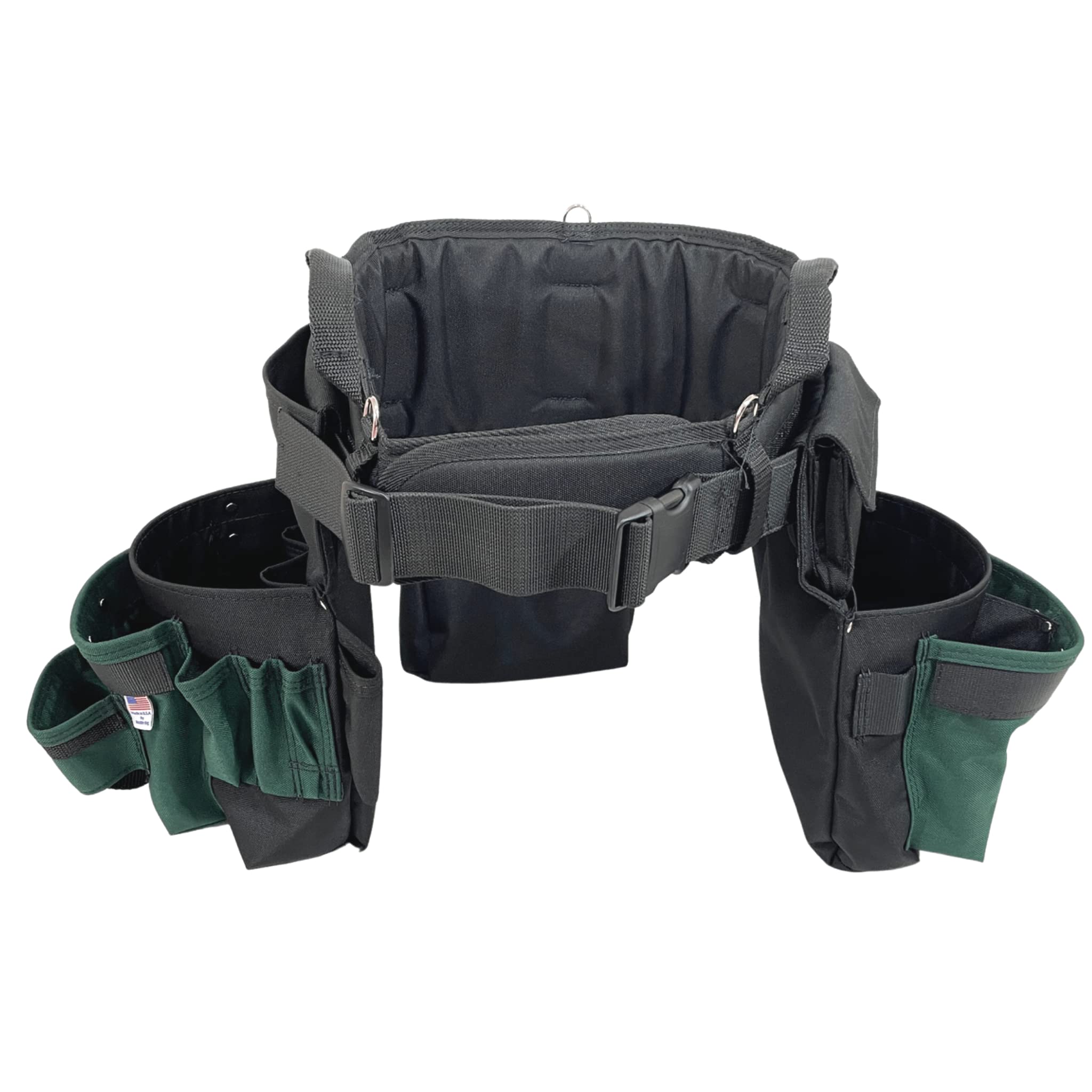BOULDER BAG Ultimate Pro Framer MAX Tool Belt - Triple Combo With Comfort Back Support, Quick Release, Heavy Duty Blue (Medium 28-32")