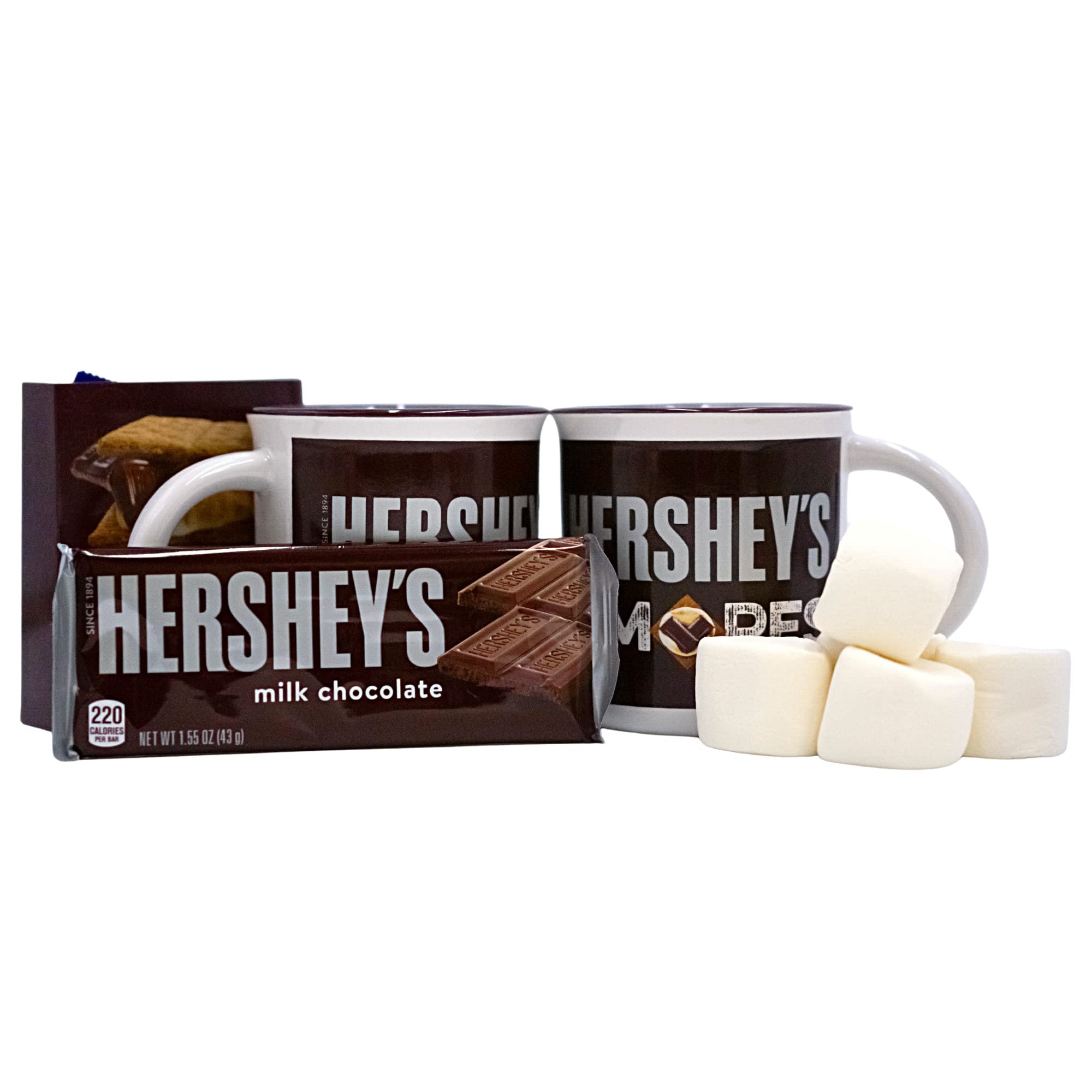 Snapklik.com : 2023 Hersheys Smore Holiday Gift Set, 2 Mugs