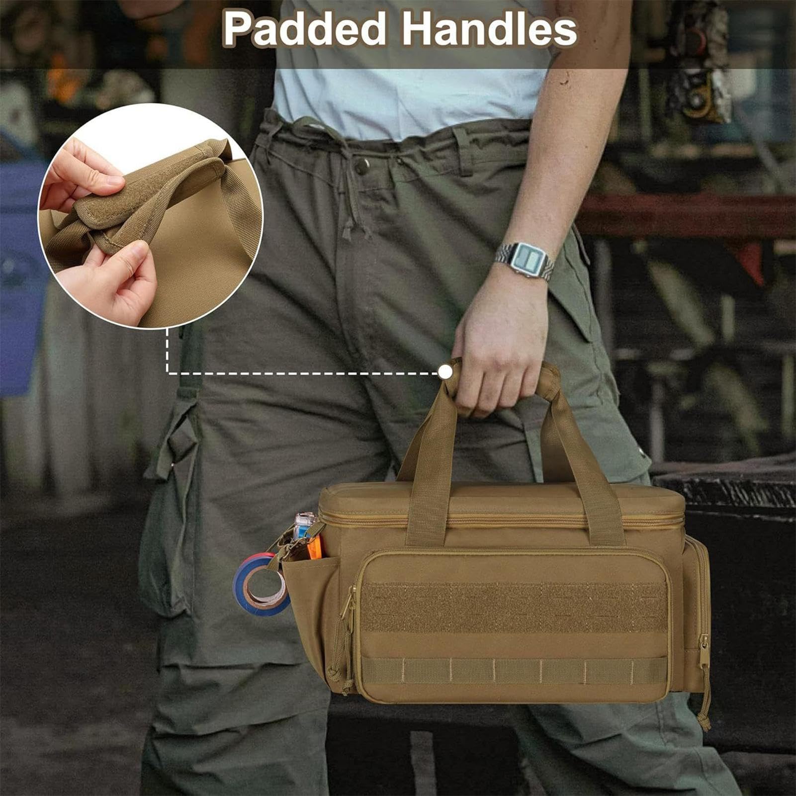 Bolsa Organizadora de Herramientas Tote de Trabajo para Técnicos