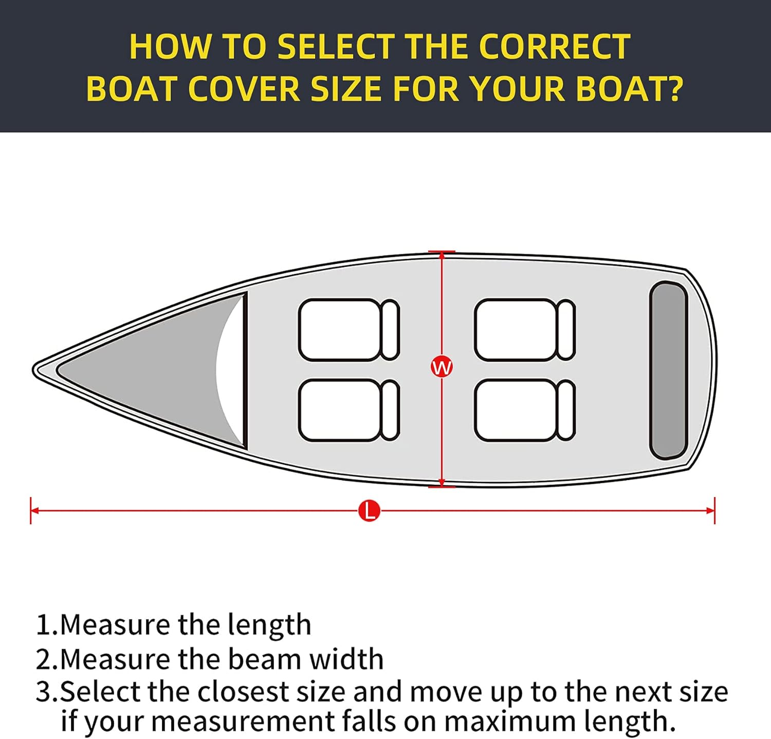 Umbrauto Upgraded Trailerable Boat Cover 600D Marine Grade Polyester Heavy Duty Waterproof UV Resistant Boat Cover Fits V-Hull, Tri-Hull, Runabout Boat Cover : Sports & Outdoors