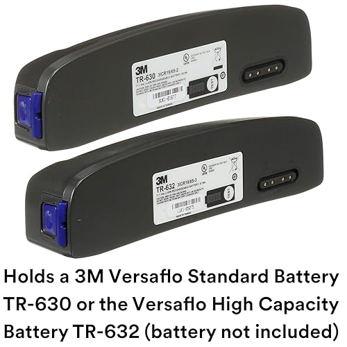 Miniatura 2 de 3M Versaflo TR-640 - Soporte para cargador de batería, soporte de repuesto para respirador purificador de aire alimentado serie TR-600 y TR-800