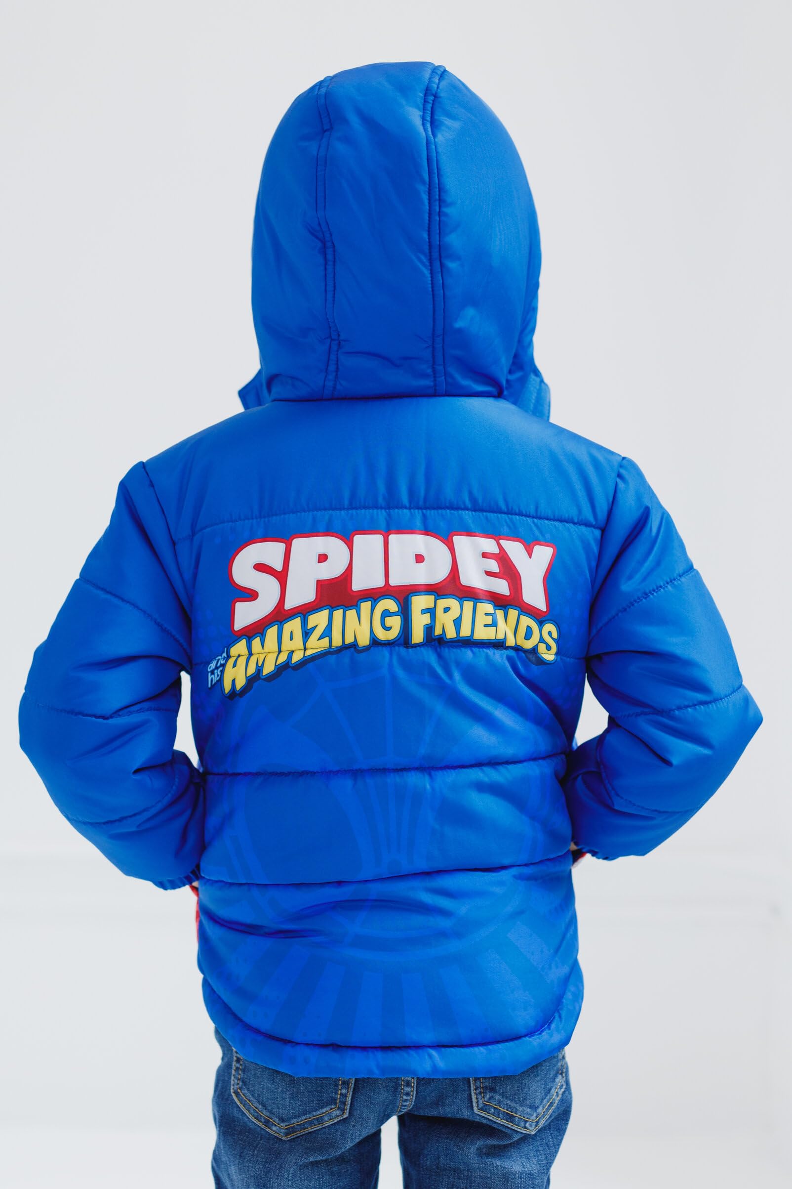 Marvel Kids Spidey and His Amazing Friends Hoodie Dress Up Hooded Rits Jassen Miles Morales Ghost Spider, 2-3 jaar