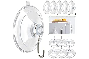 HangerSpace Suction Cup Hooks: Seamless Window Organization