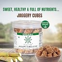 Pure Tree Certified Organic Jaggery Cubes Small | 350 g | Sugarcane Gur Cubes | Desi Gud Jaggery Cubes from Jaggery Block (No Preservatives) gallery image