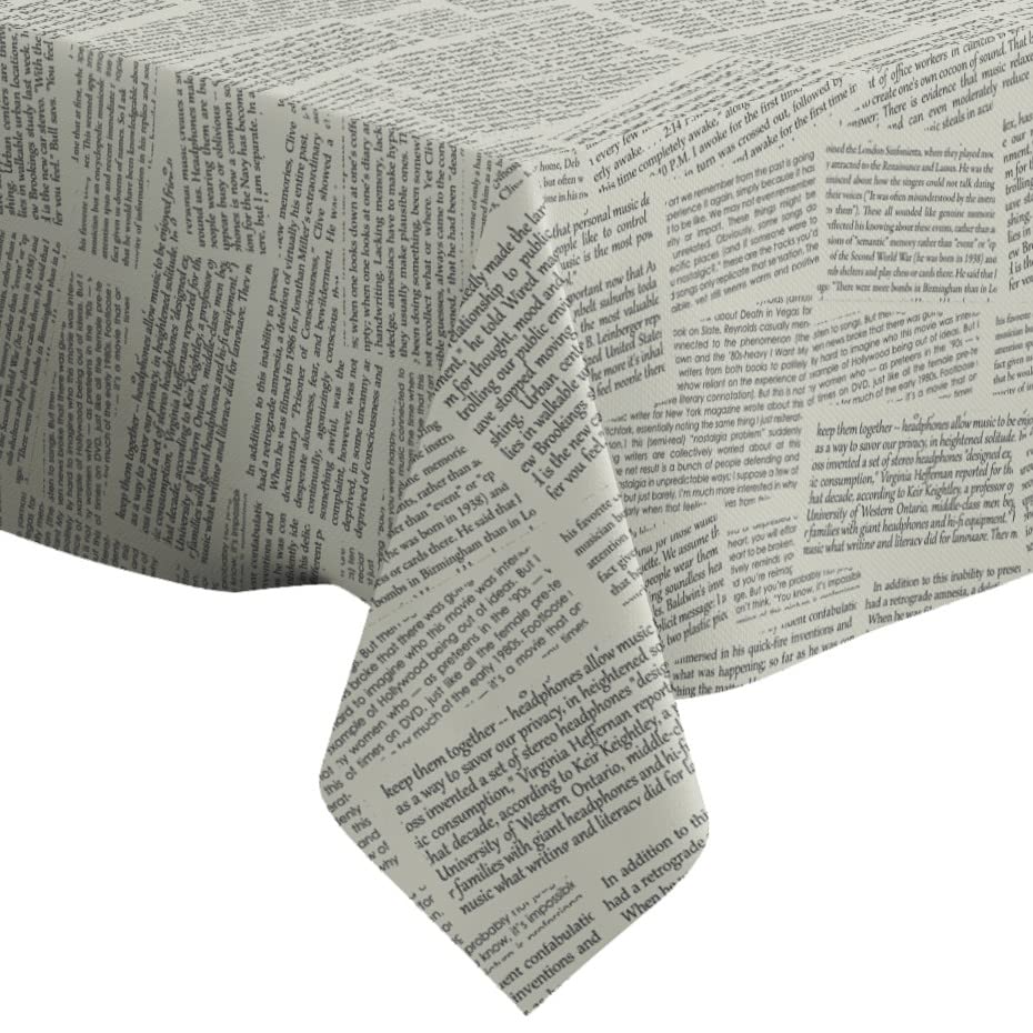 Amazon.com: Text Newspaper Pattern Pattern - Square Linen