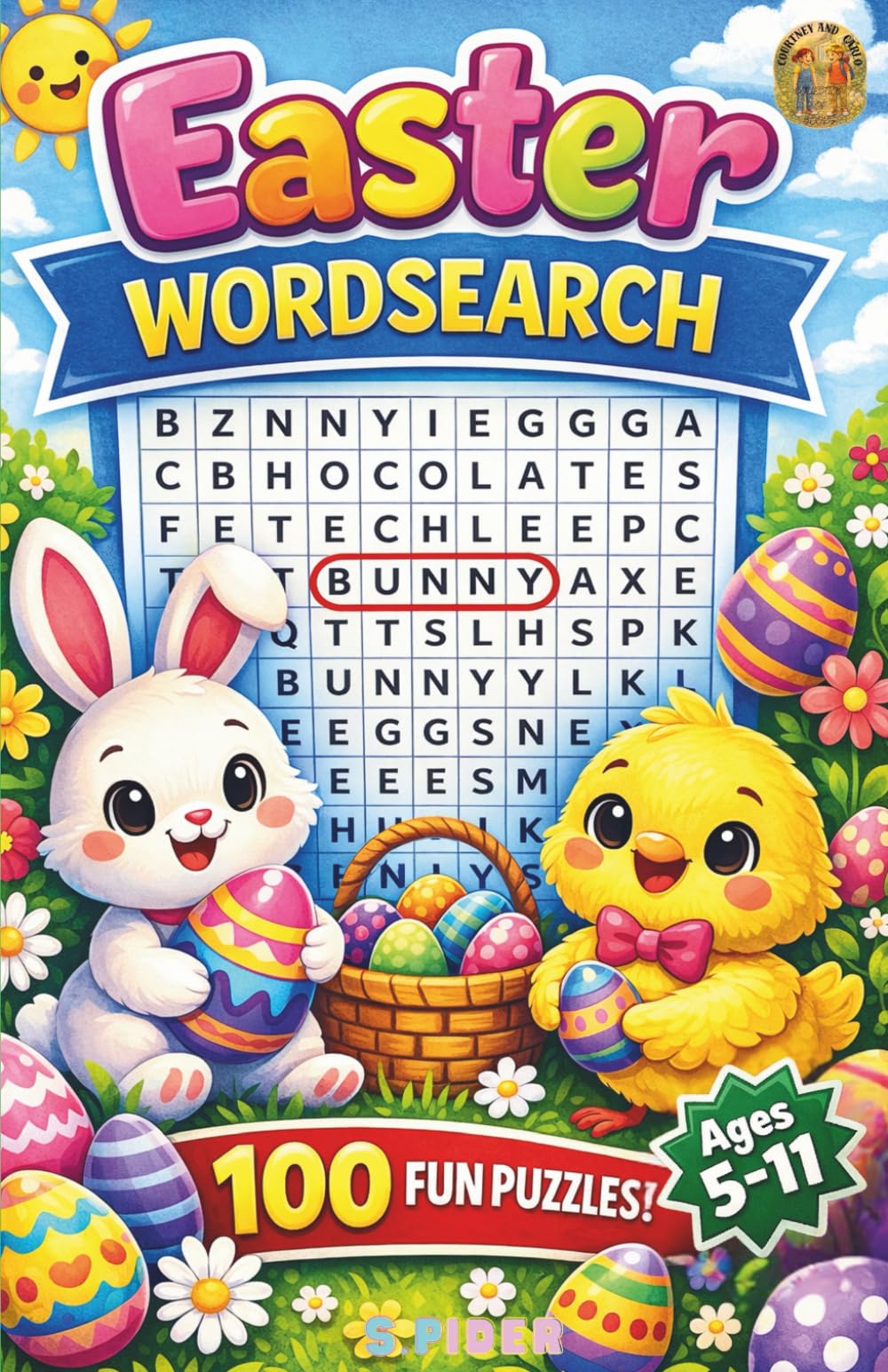 Easter Wordsearch: 100 Fun Puzzles