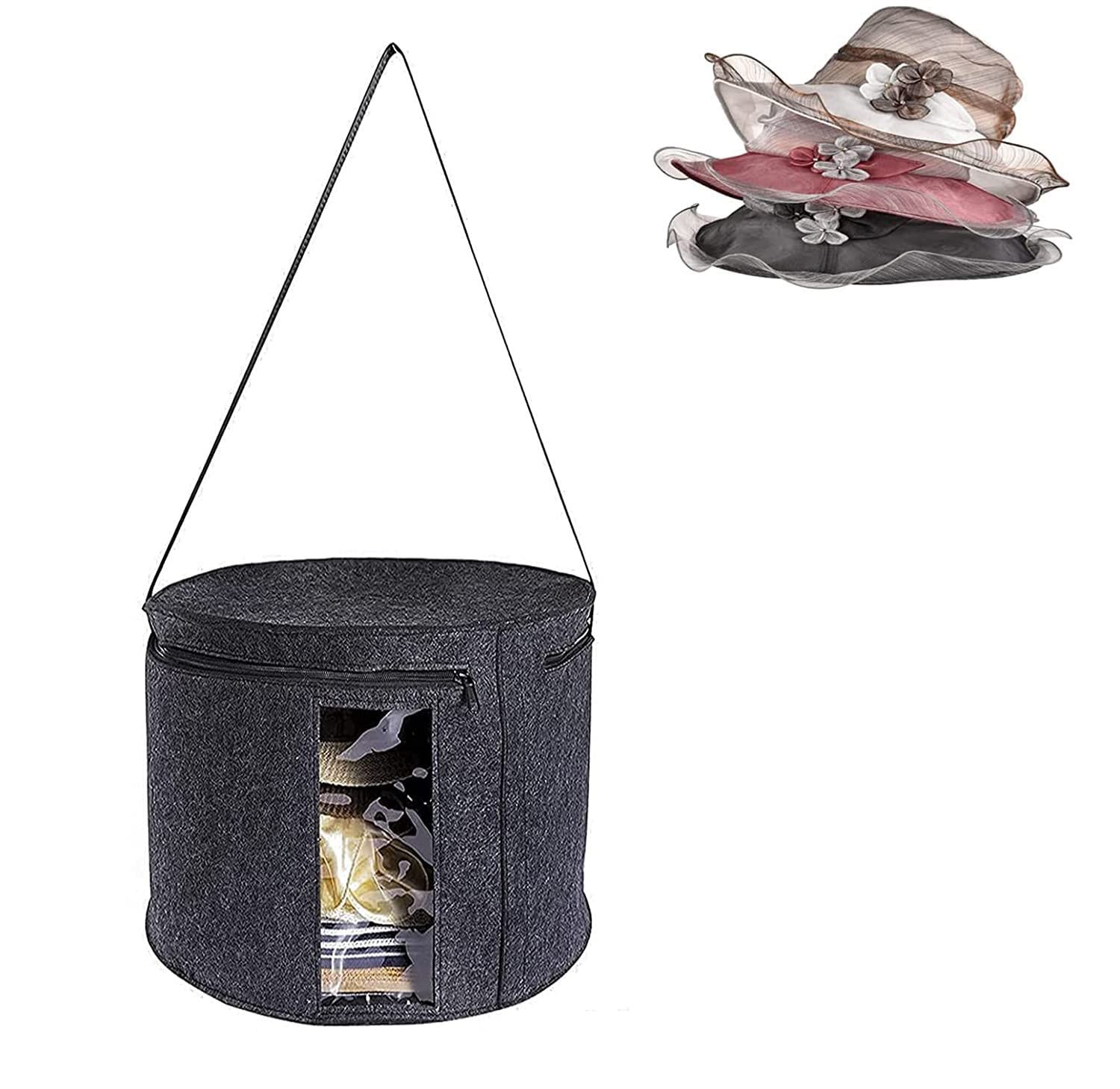 Sac de rangement pour chapeau de soleil idéal pour le voyage et les vacances à la plage