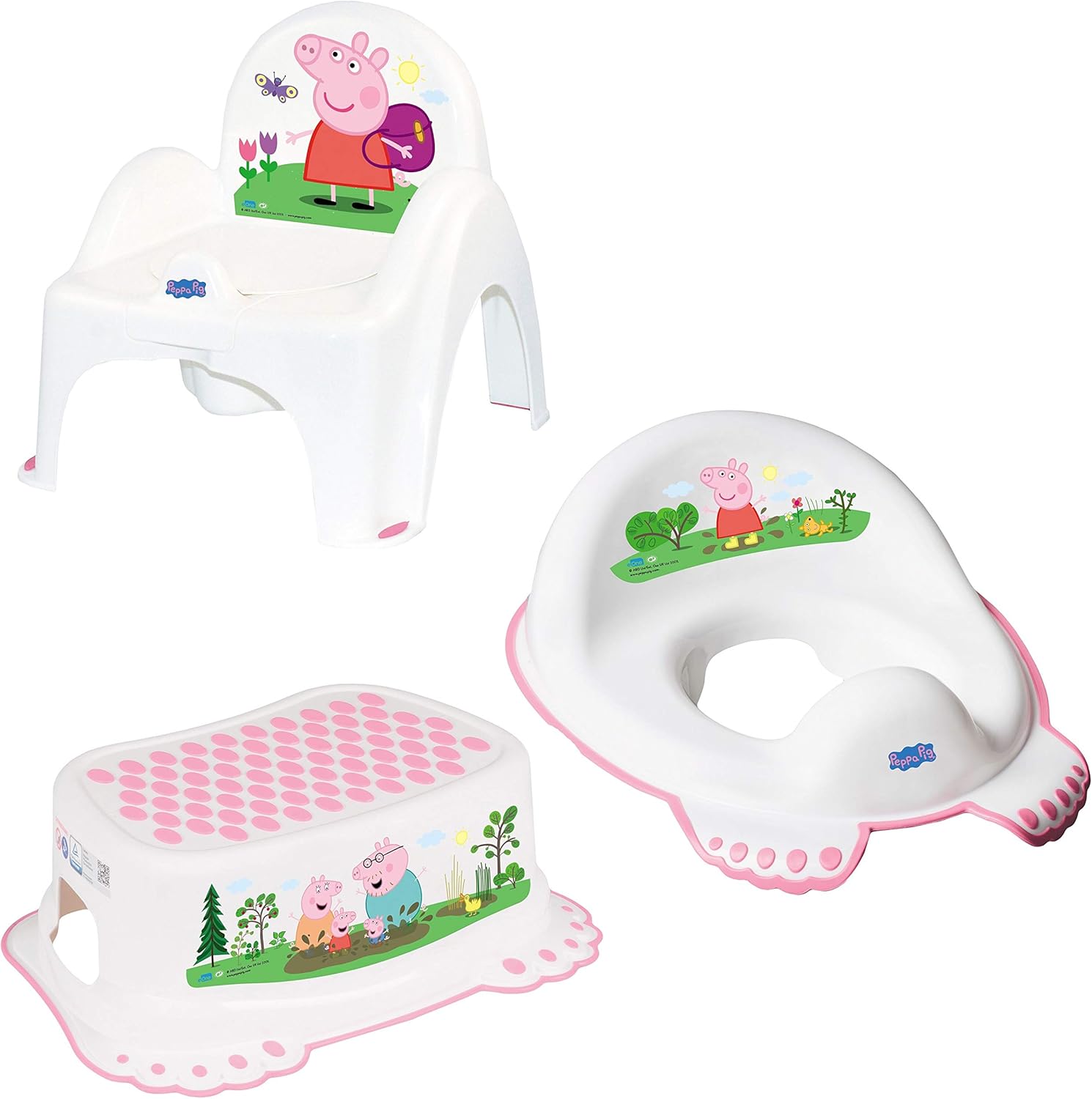 Color Azul Talla Set 2 Antideslizante Y Especialmente Seguro Eco Peppa Tega Baby Orinal Infantil Asiento De Inodoro Taburete Pelota De Agua 6 Modelos Y Diferentes Sets De Orinal Orinales Y Taburetes Asientos