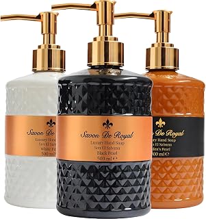 Savon de Royal Luxury Vegan Sıvı Sabun 500 ml 3 Adet (Karma Paket)