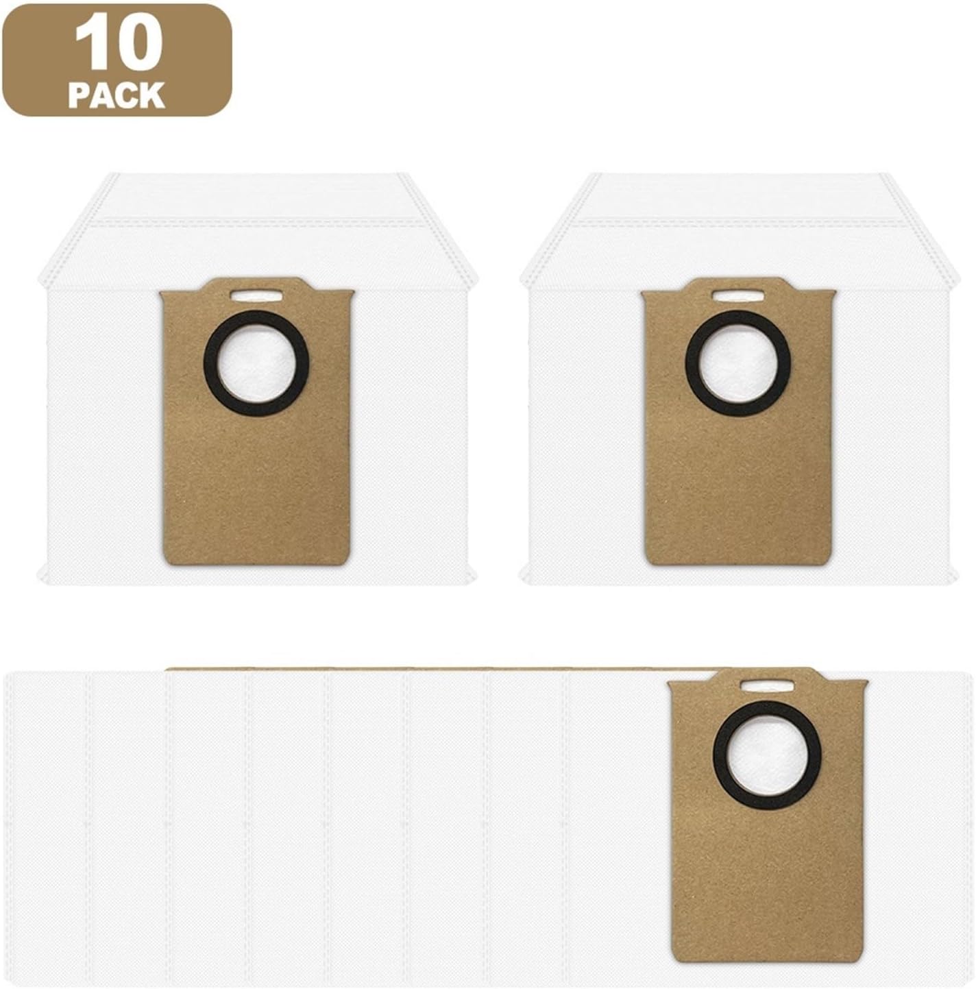 Self-emptying Bags, Compatibility For Mova E20 Plus For Trouver For Pro-scenic Q8 Max For Pro For Honor For Choice R3(10 PACK)