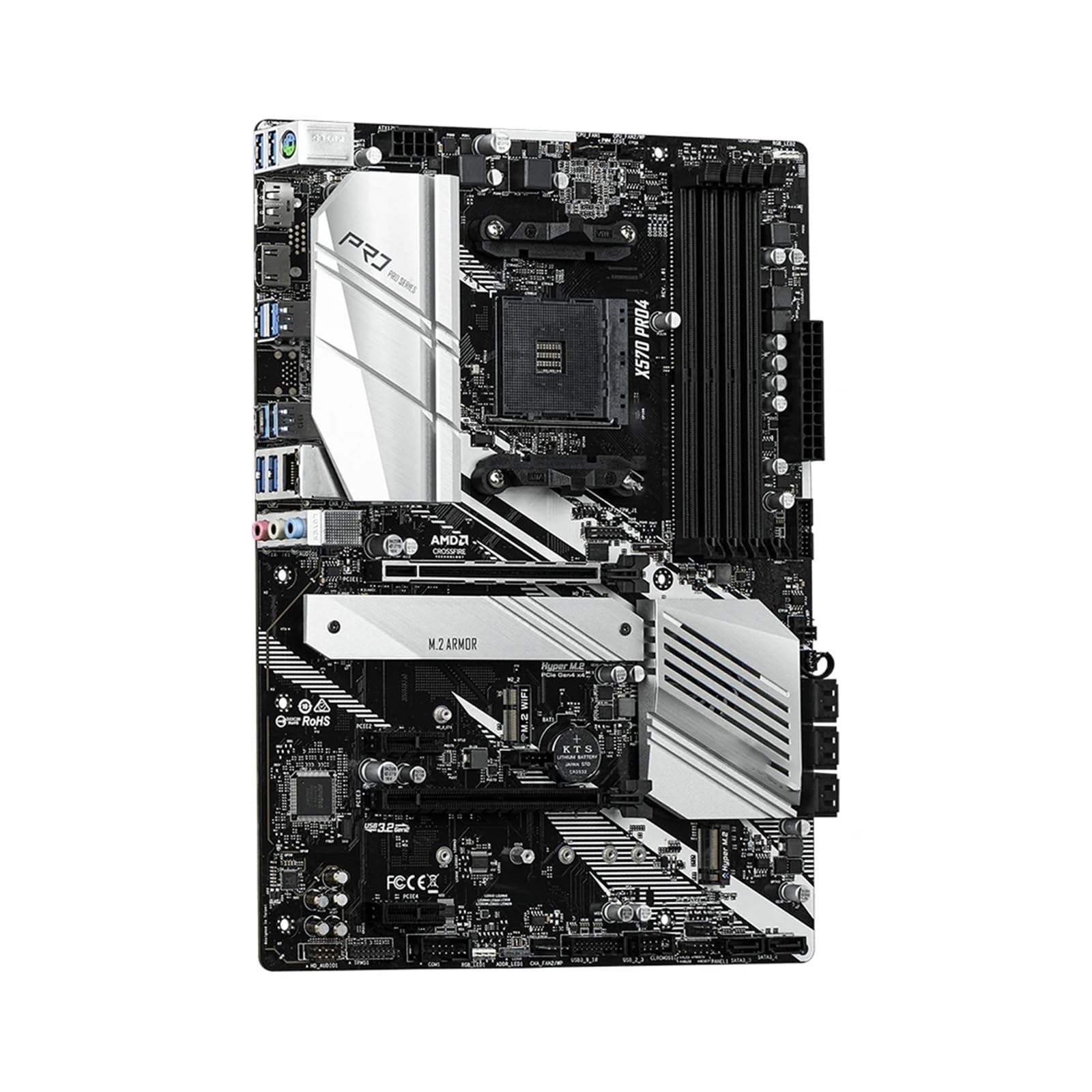 Carte mère ASRock X570 PRO4 ATX AMD AM4 pour PC de bureau