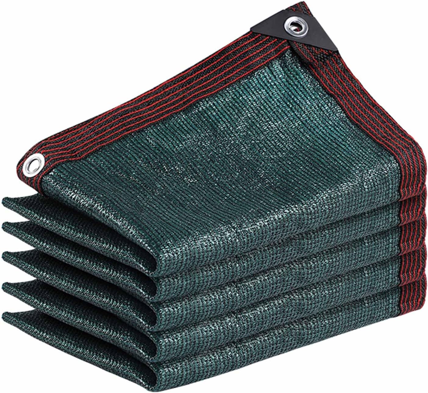 85% Sunblock Shade Net - Greenhouse Privacy Screen, Balcony Cover, Mesh Fabric with Grommets for Plants, Flowers, Pet Kennels, Backyard (6.6x65.6ft)