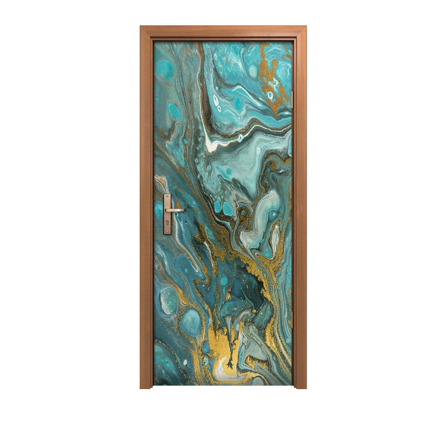 Autocollant de porte 80x200cm Coloray Liquide pour décoration murale intérieure