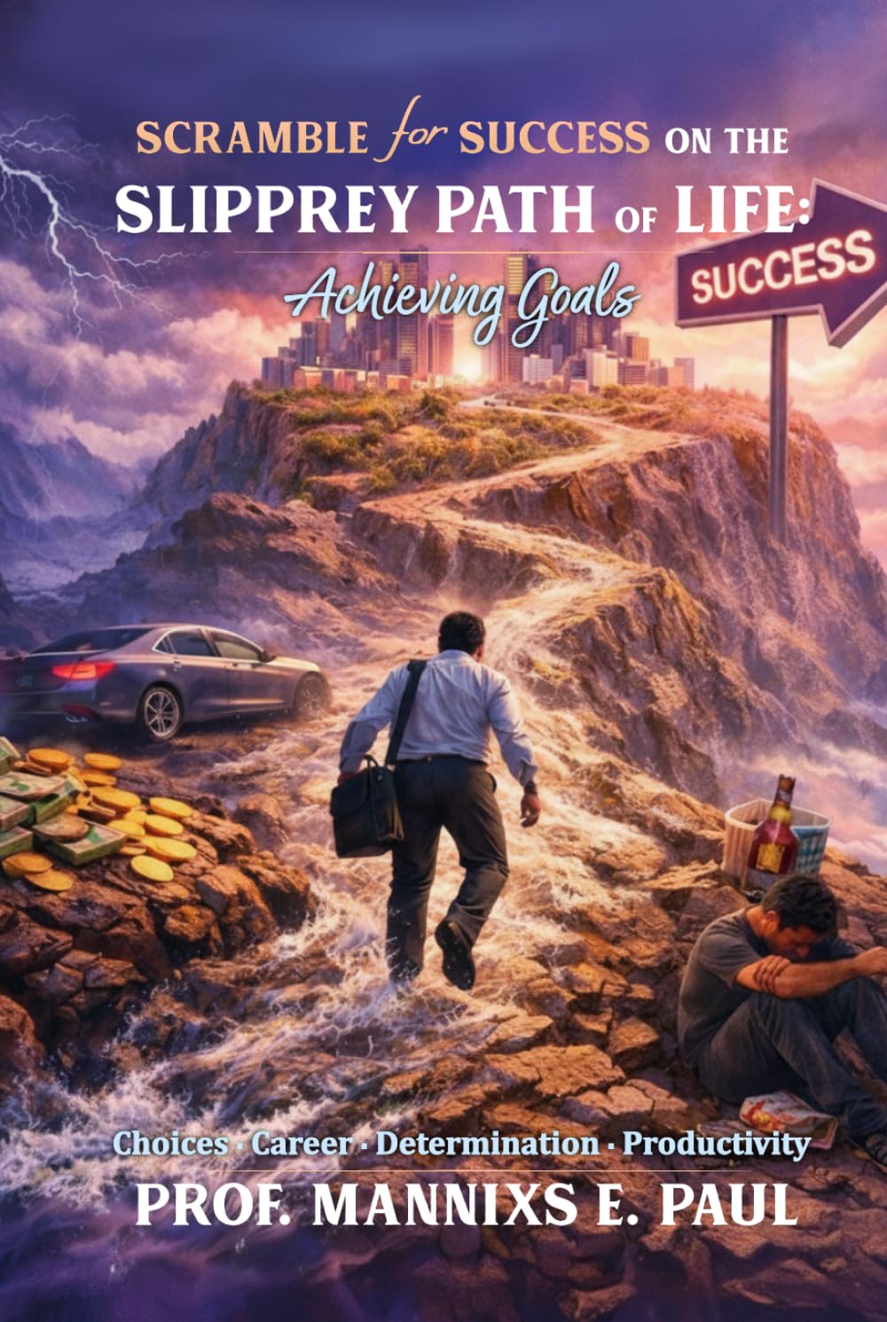 Scramble for Riches on the Slippery Path of Life: Achieving Goals