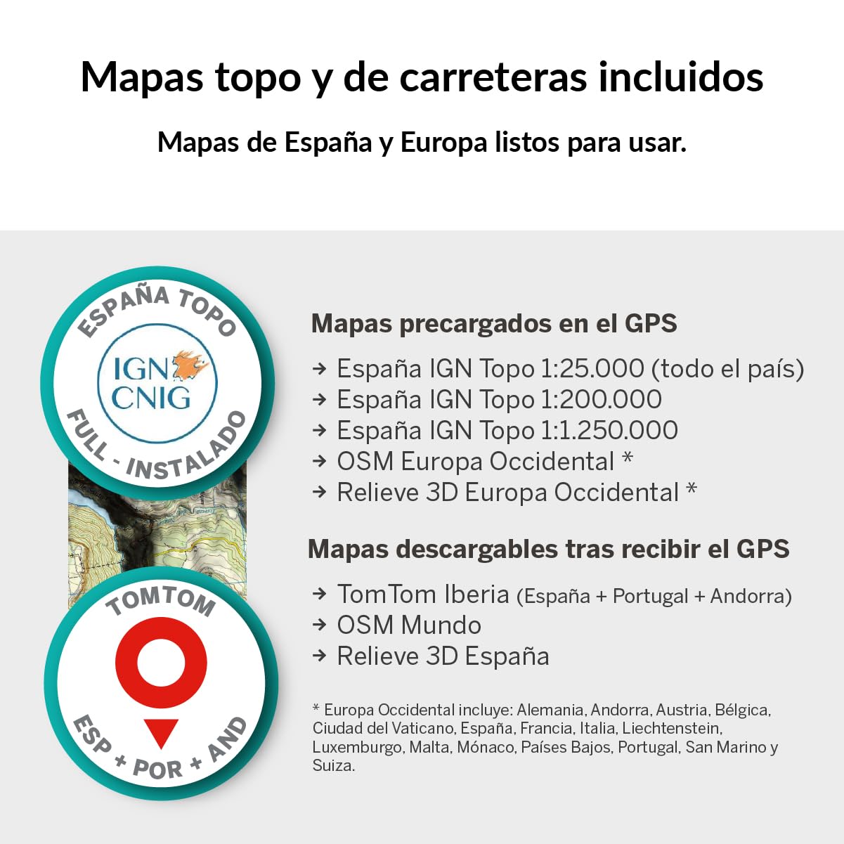 TwoNav Aventura 2 Plus (32 GB) + MicroSD (128 GB) + Mapa Completo España IGN Topo 1:25.000 Instalado, GPS de Mano con Pantalla Amplia 3.7 Pulgadas, Botones y Joystick para montaña, Alpinismo