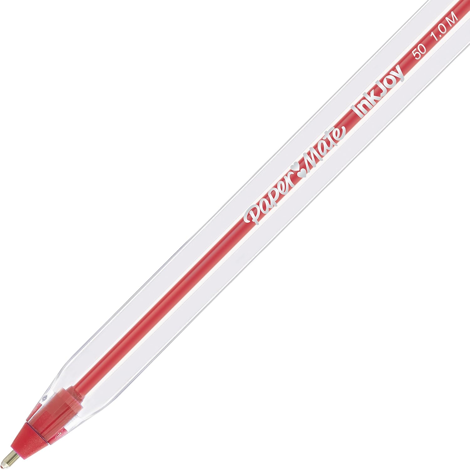 Paper Mate InkJoy 50ST Ballpoint Pens, Medium Point (1.0mm), Red, 12 Count