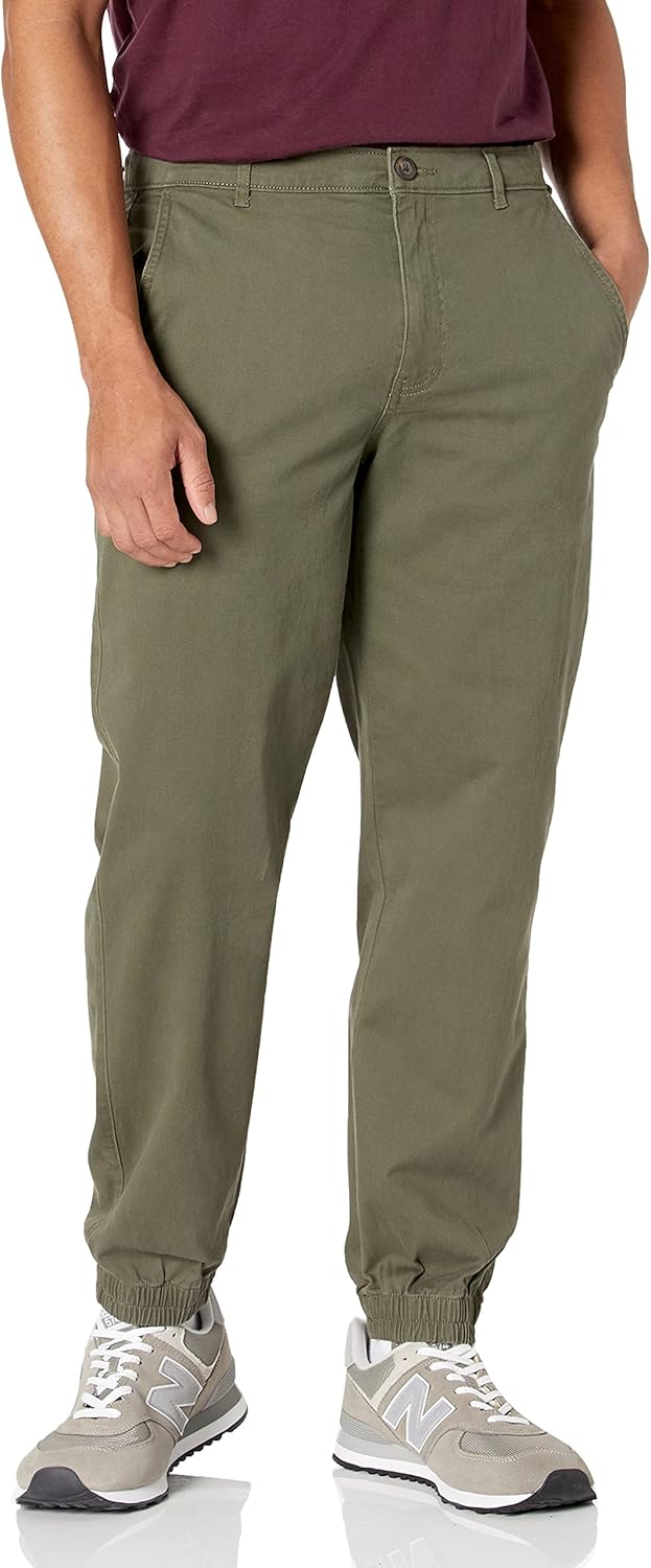 Amazon Essentials Men's Straight-Fit Jogger Pant X-Small Olive