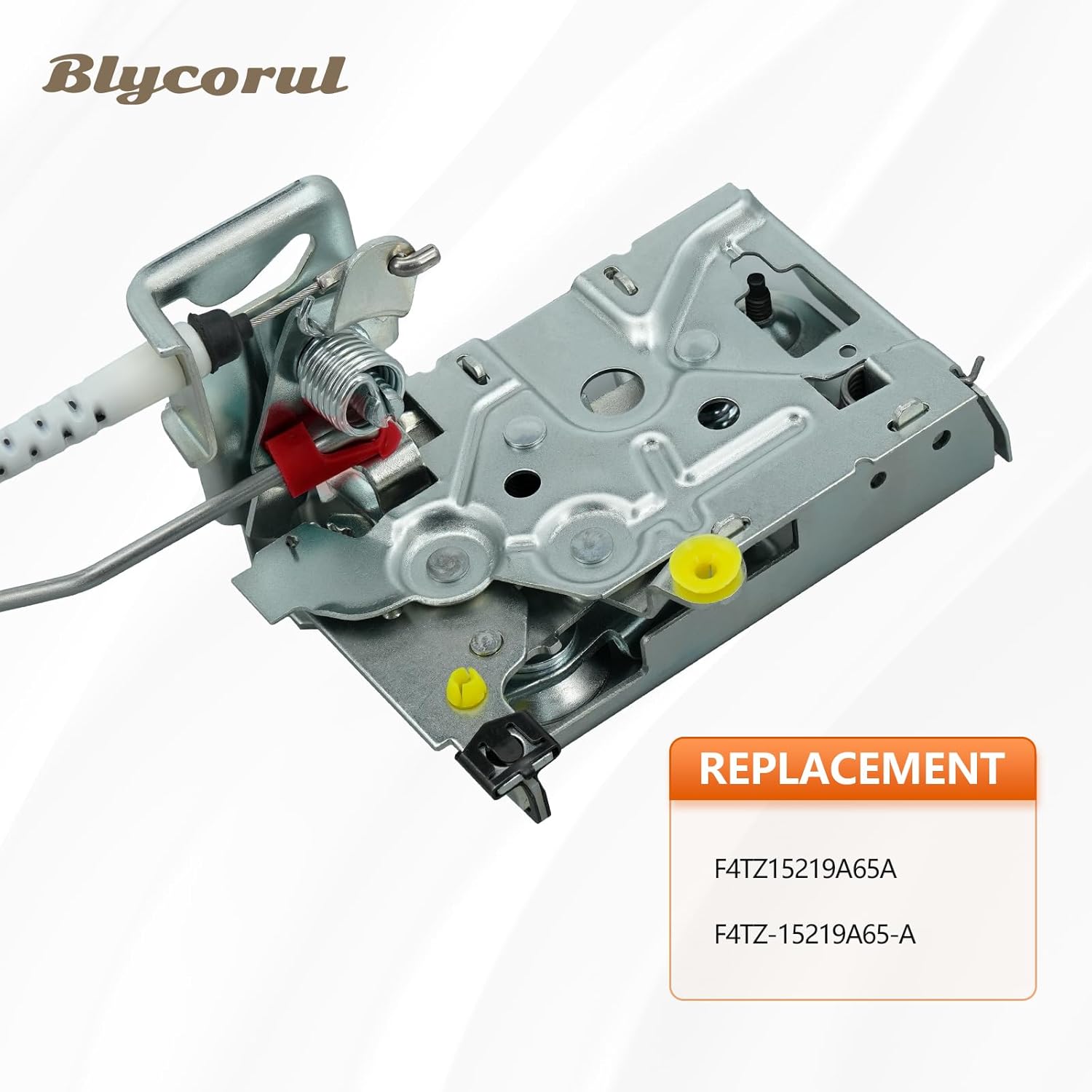 Door Latch Assembly Front Driver Side, Compatible with 1992-1997 Ford F150 F250 F350 Bronco, Replaces F4TZ15219A65A