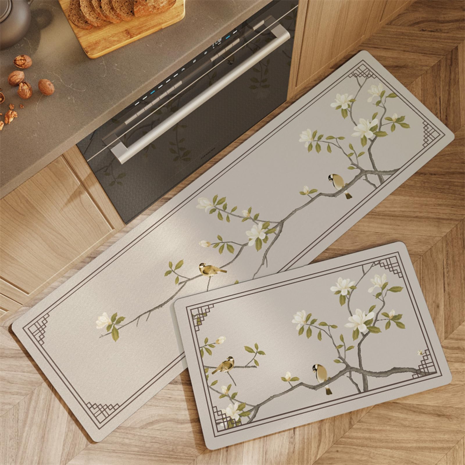 Tapis de sol cuisine pour l'intérieur et le couloir motif Bird