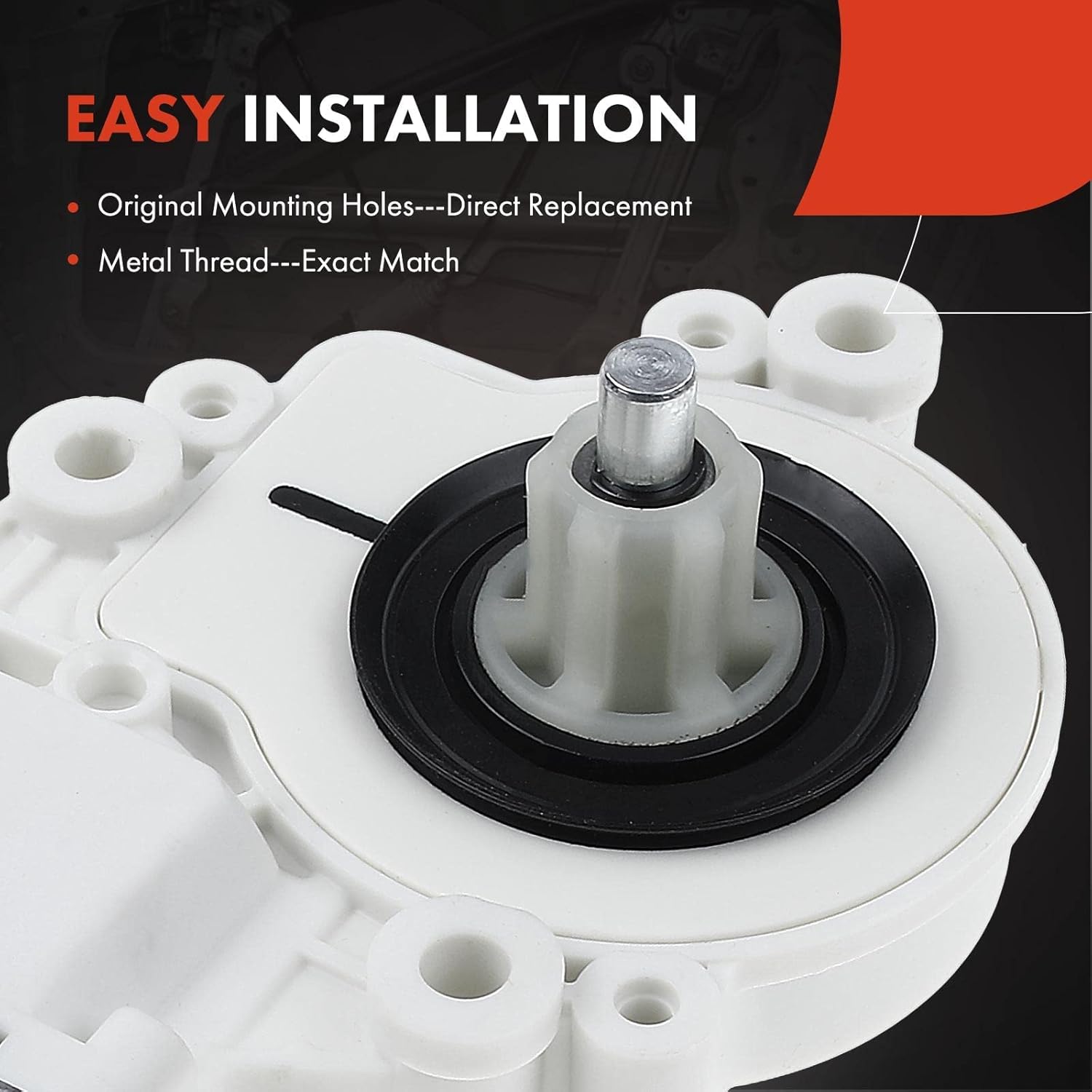 A-Premium Window Lift Motor (with 2-Pin Plug) Compatible with Ford Expedition & Lincoln Navigator 2007-2017, not Fit 8-Pin Plug, Replace# 7L1Z7823395B, 8L1Z7823395A