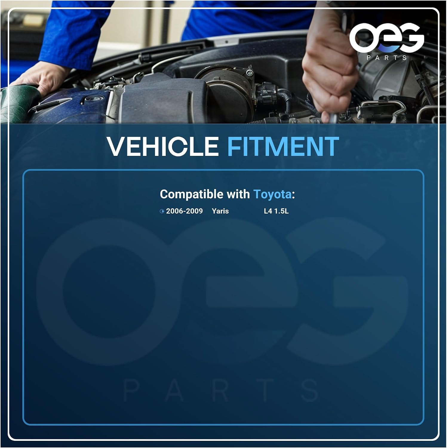 OEG Parts New Alternator Compatible With Toyota Yaris 1.5L 2006-2015 06 07 08 09 10 11 12 13 14 15 104210-8180, 27060-21150, 27060-21151