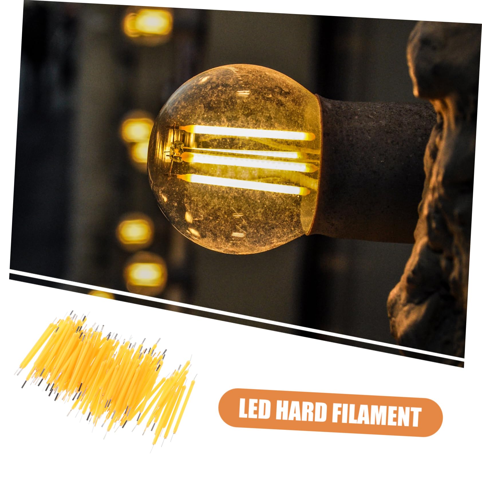Sewroro 3 Sätze Led Lampen Ersatzteile Warmlicht Led Faden Für Diy Reparatur Und Beleuchtung Energieeffizient Und Vielseitig Einsetzbar 100 Stück * 3