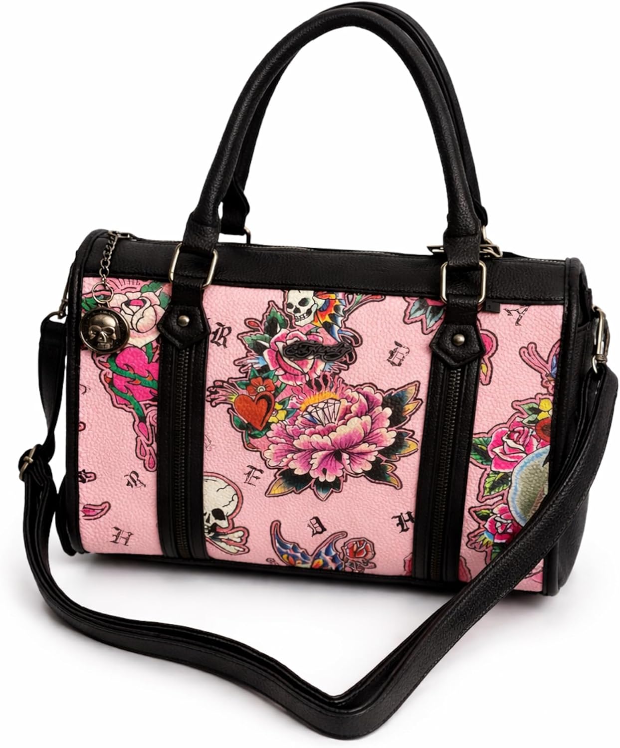 ED HARDY Women's Satchel Bag with Crossbody Strap