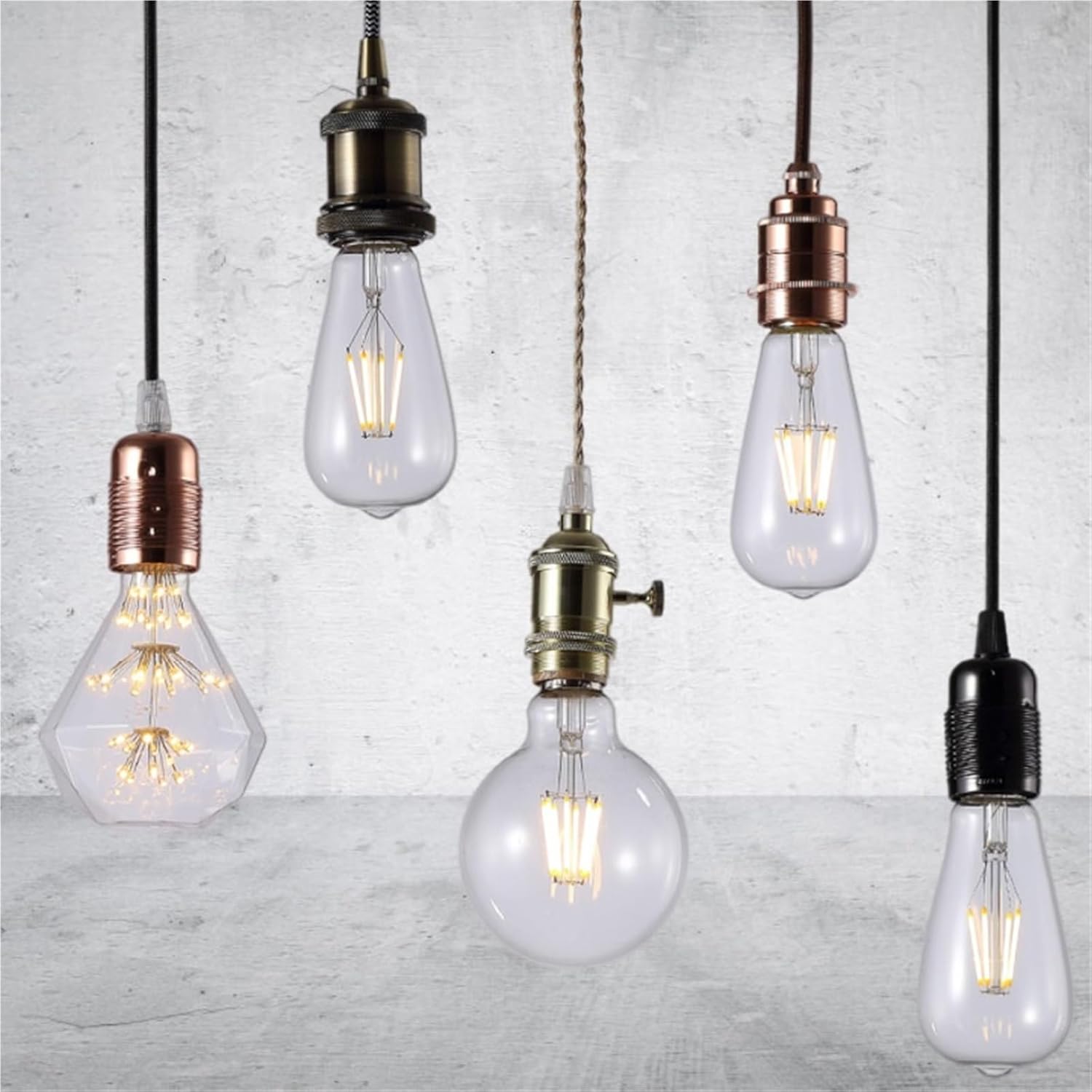 3/5/10m ヴィンテージクロス被覆電線 | 250V 2芯/3芯、0.75mm&sup2;(Grey,3meters,3 core)