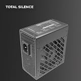 Tacens Anima APSIII500, Power Supply PC SFX 500W, SMD Technology 85% Bronze 12V, Ultra-quiet 9cm Fan, Black - 4