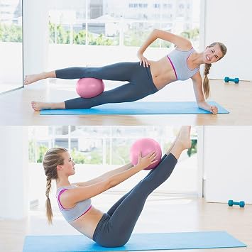 Pilates Circle Ring, 15 Durable 5 Pack Pilates Circle with Resistance Bands,Mini Ball,Padded Handles Magic Circle,Yoga Strap,Pilates Circle Ring Equipment for Toning Inner Thighs,Arms,Legs,Core