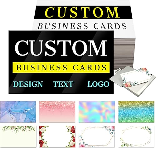 Miniatura 7 de Tarjetas de visita personalizadas personalizadas con logotipo Tarjetas de visita personalizadas personalizables para pequeñas empresas