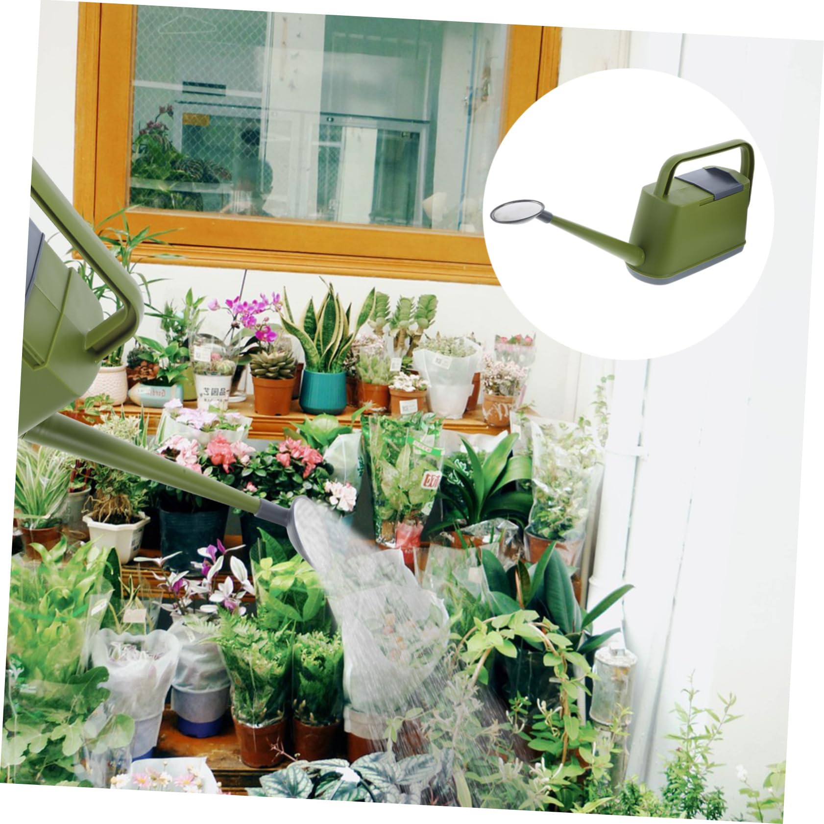 ifundom Arrosoir à Long Bec Arrosoir Pratique pour Plantes Intérieur et Extérieur pour Jardinage Événements Mariages