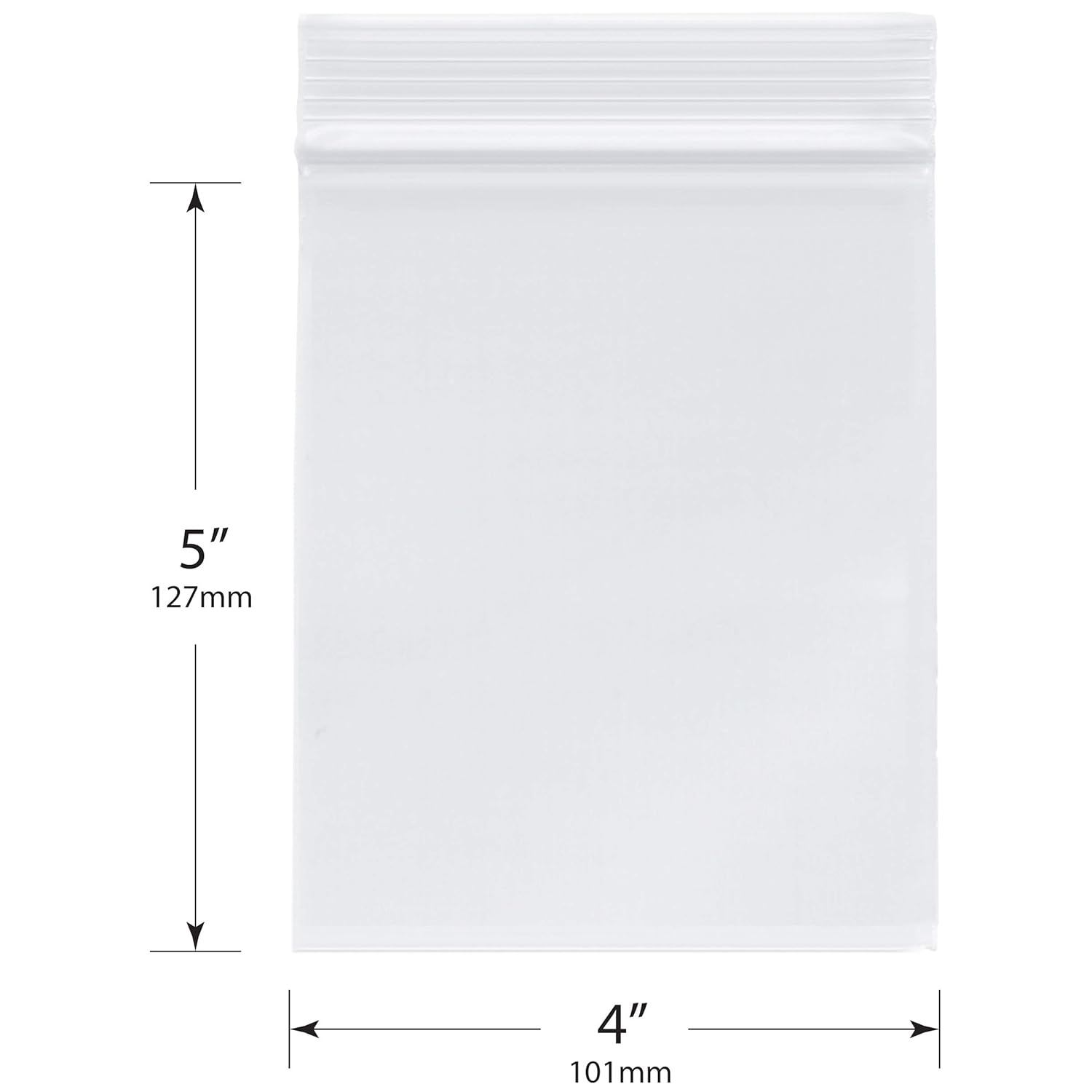 Bеѕt Prоmо Plymor Zipper Reclosable Plastic Bags, 2 Mil, 4 x 5 (Pack of 100)