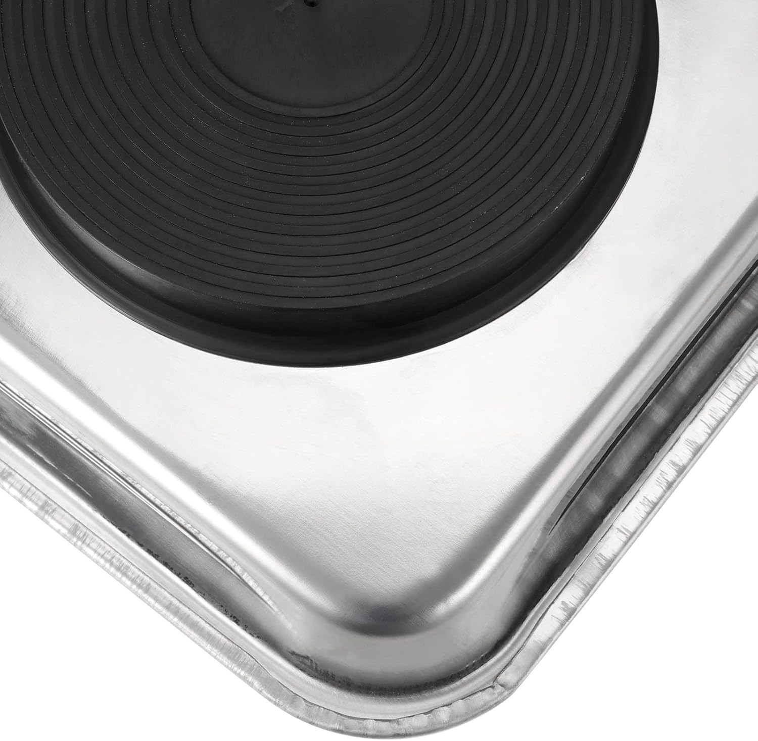 SINJEUN 10 Pieces Rectangle Magnetic Tray, 3.6 x 2.5 Inch and 5.9 x 2.5 Inch Magnetic Tray Set, Stainless Steel Magnetic Tray Holder for Screws, Nut, Bolt and Metal Part 3.6 x 2.5 Inch 5.9 x 2.5 Inch Rectangle