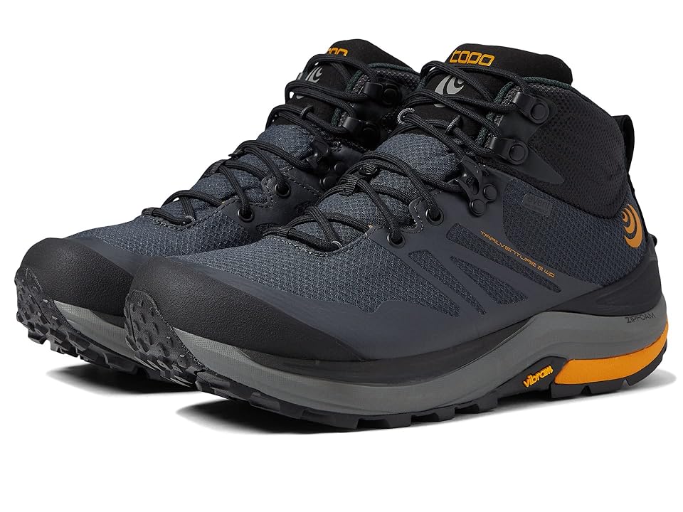 Topo Athletic Trailventure 2 WP (Charcoal/Orange) Men's Shoes INTERNATIONAL SHIPPING