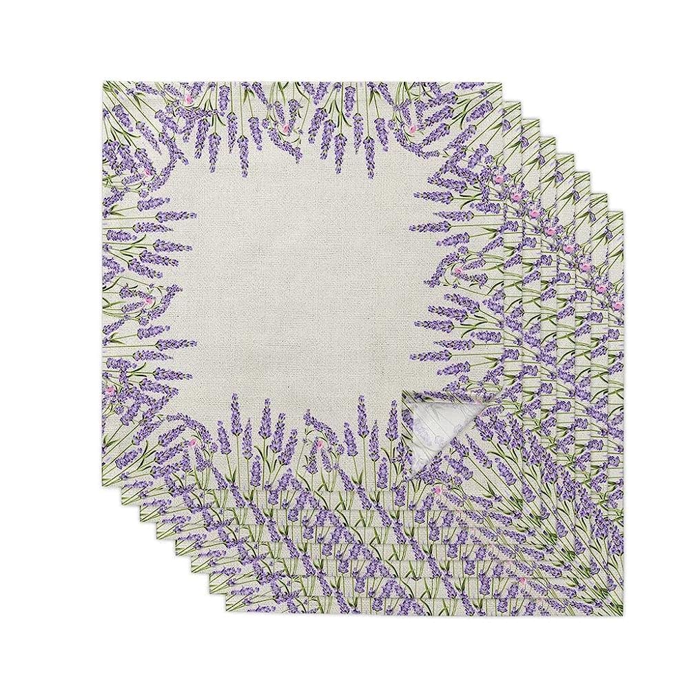 Serviettes de table de banquet à fleurs pour vos repas de fête en famille