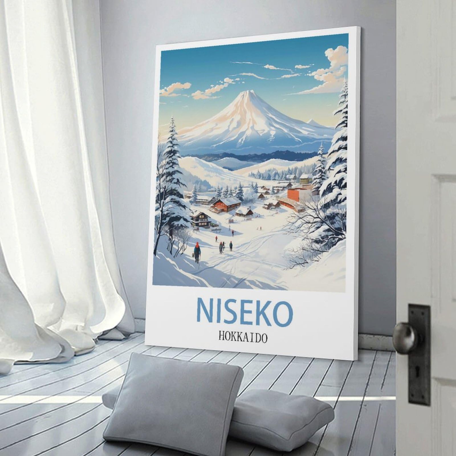 Amazon.com: GuYaNa Niseko Ski Hokkaido Vintage Travel Poster