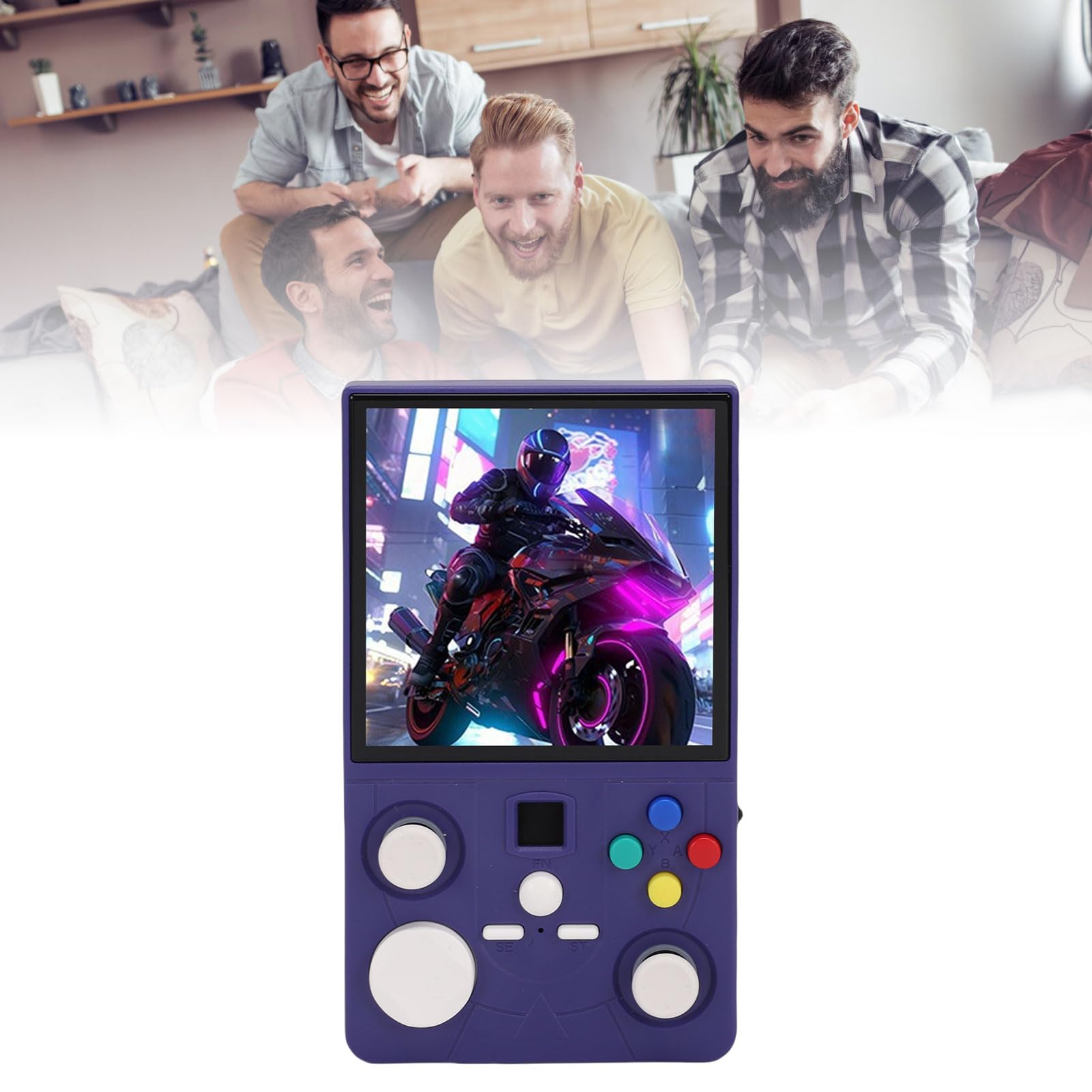Console di Gioco Portatile WiFi con Doppio Joystick, Schermo HD da 4 Pollici per Supporto Multiplayer Online, Batteria Ricaricabile (#9)