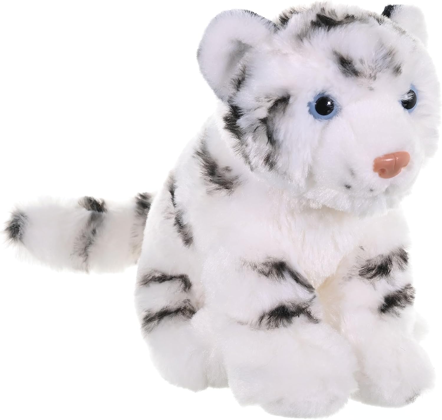 Wild Republic White Tiger Plush, Cuddlekins Mini, Stuffed Animal, Plush Toy, Gifts for Kids, 8 Inches