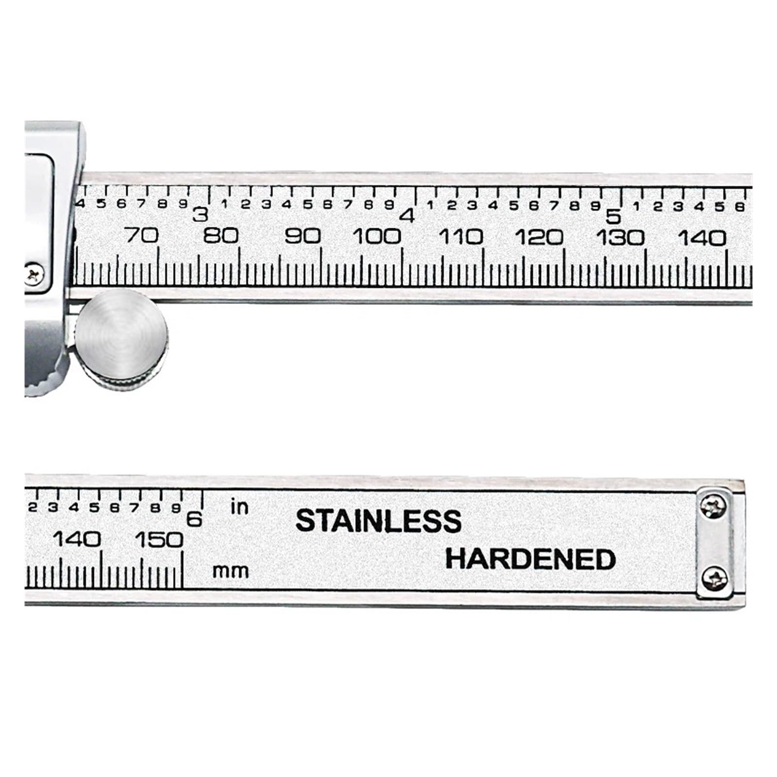 Pies de Rey Calibrador Vernier Digital electrónico de Acero Inoxidable 6 Pulgadas y 150mm, medición micrómetro Metal